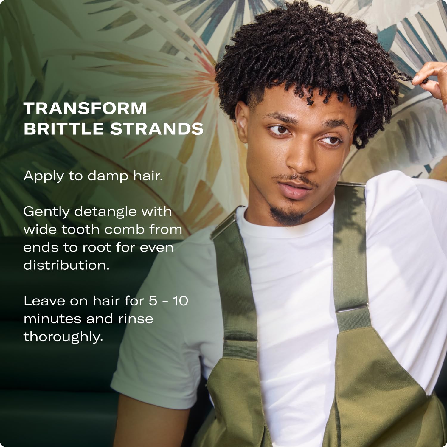 Mielle Organics Rosemary Mint conditioner label detail