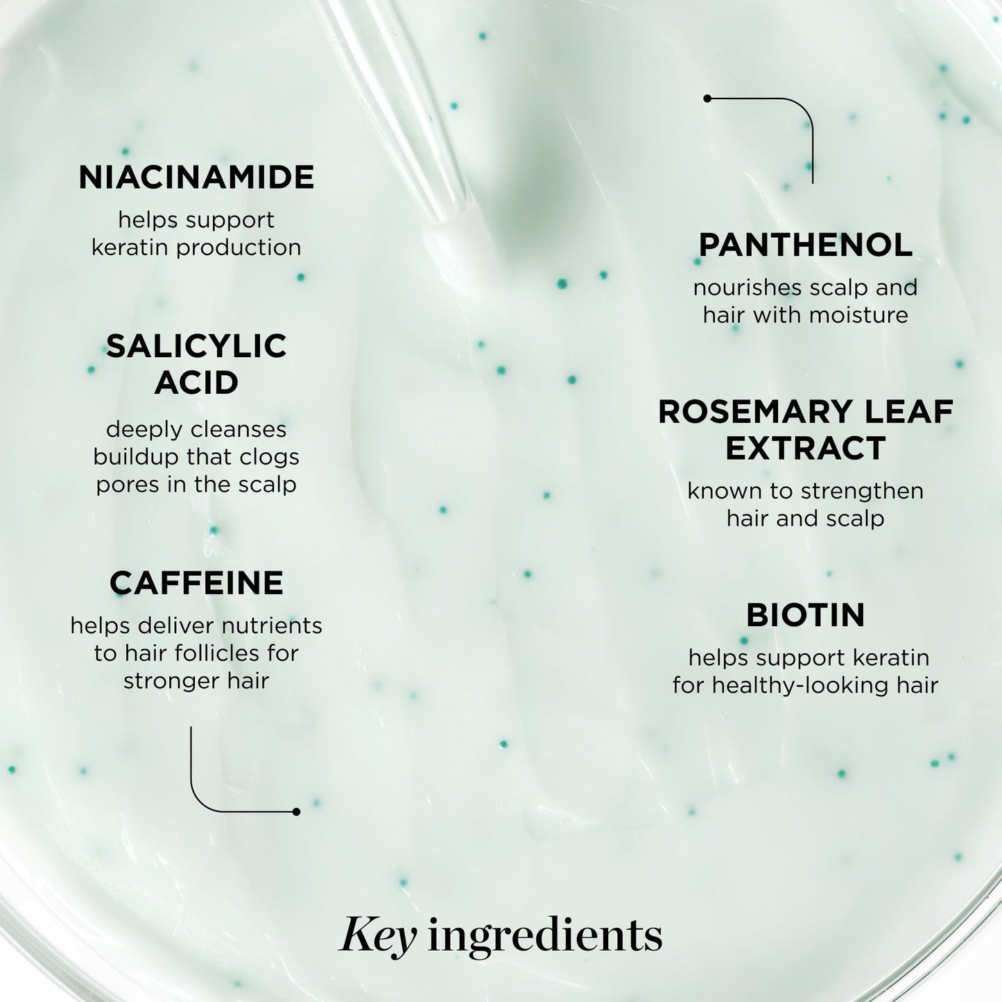 Close up of Dr. Groot hair thickening conditioner texture