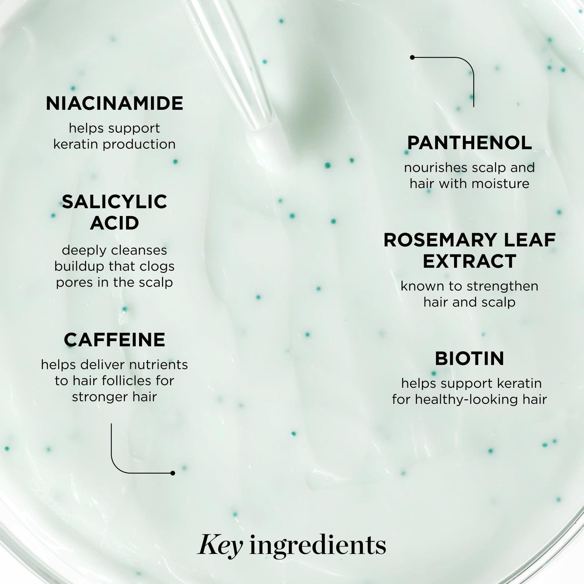 Close up of Dr. Groot hair thickening conditioner texture
