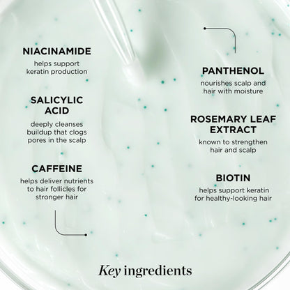 Close up of Dr. Groot hair thickening conditioner texture