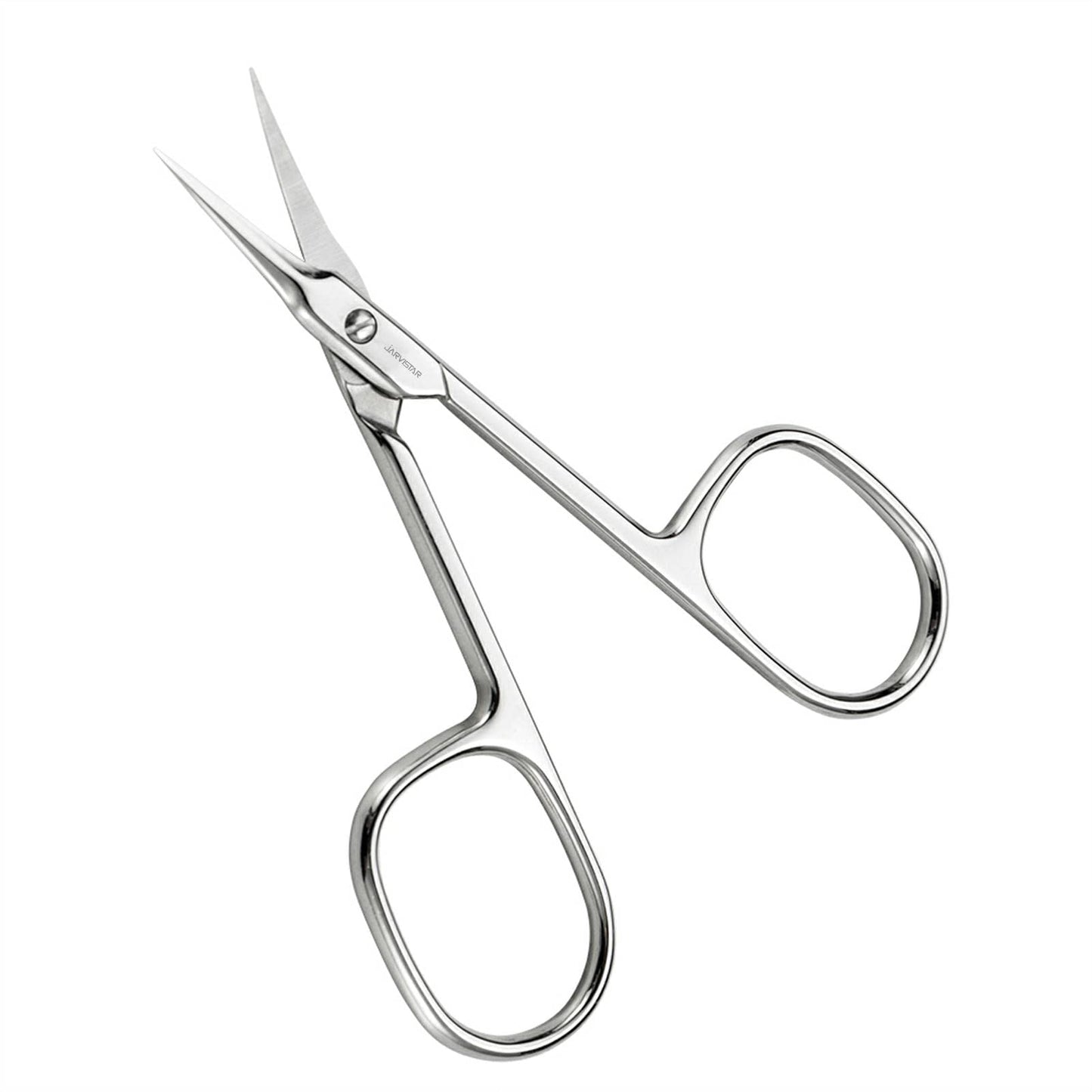 Ergonomic handles and polished finish of JARVISTAR 93 mm nail scissors.