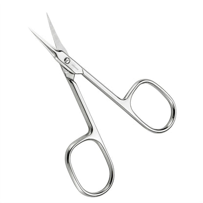 Ergonomic handles and polished finish of JARVISTAR 93 mm nail scissors.