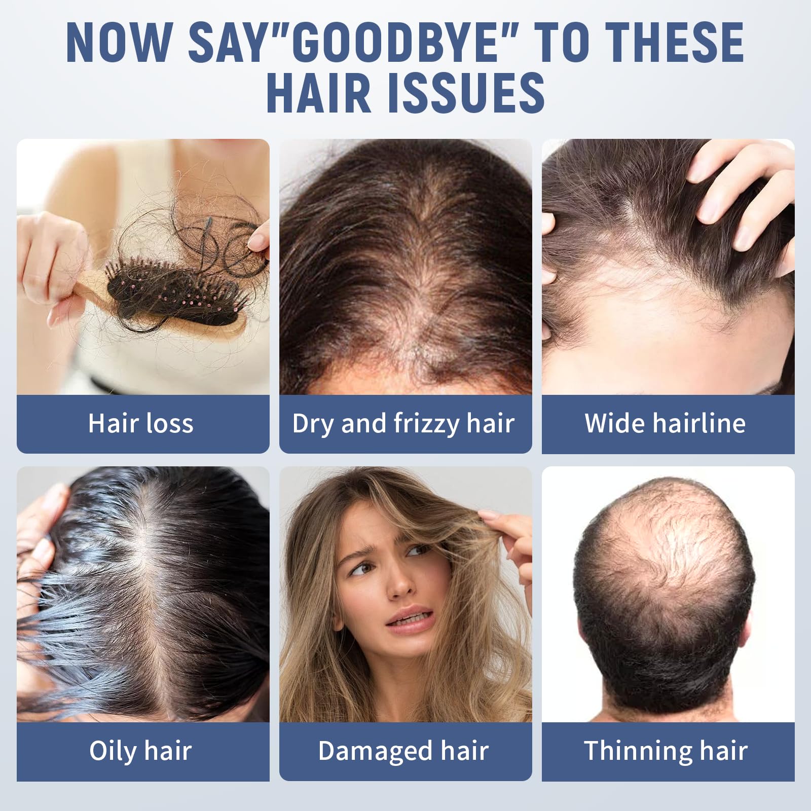 HaSoCare hair growth device showing LCD screen and teeth