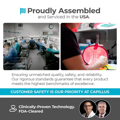 Capillus Ultra box and included accessories