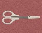 EMILYSTORES facial hair trimmer showing the durable rust resistant polished finish.