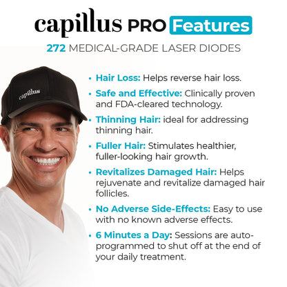 Capillus Pro portable battery pack and components