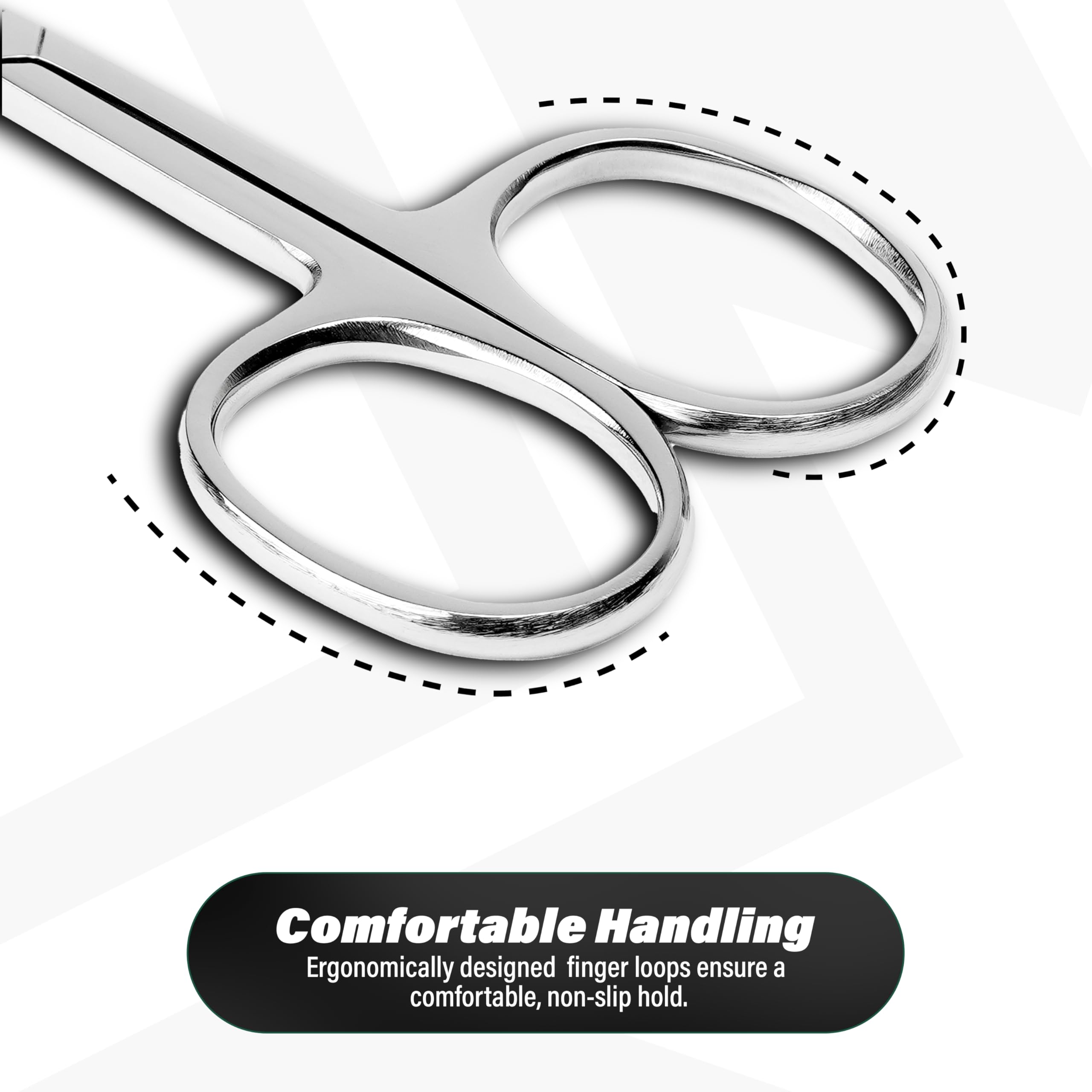 MUSI professional grooming scissors for eyebrows and facial hair detailing