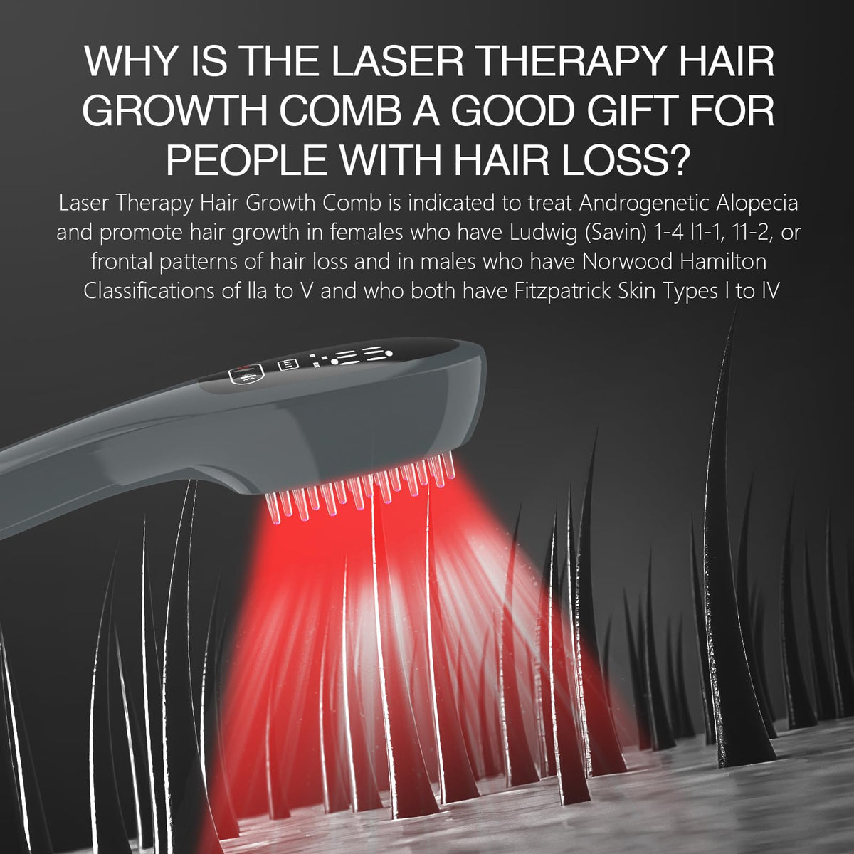 Jitesy Laser Therapy device shown with USB charging cable accessories