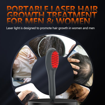 Side profile of Jitesy laser comb for personal hair care