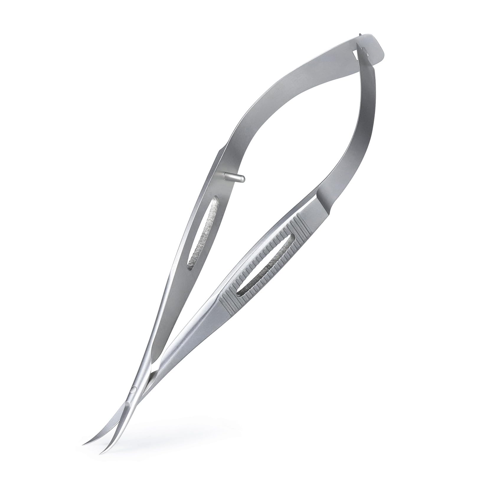 XGIZMOO ultra sharp needle nose tip manicure scissors close up view