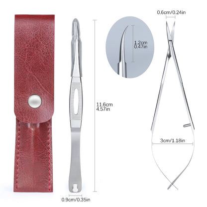 XGIZMOO rust proof surgical grade cuticle cutter with protective silicone sleeve