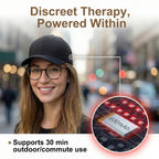 Whixant portable hair growth cap top angled perspective