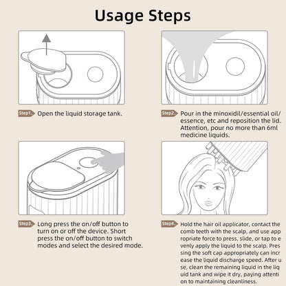 Components and features of Mriya 2 in 1 electric hair applicator
