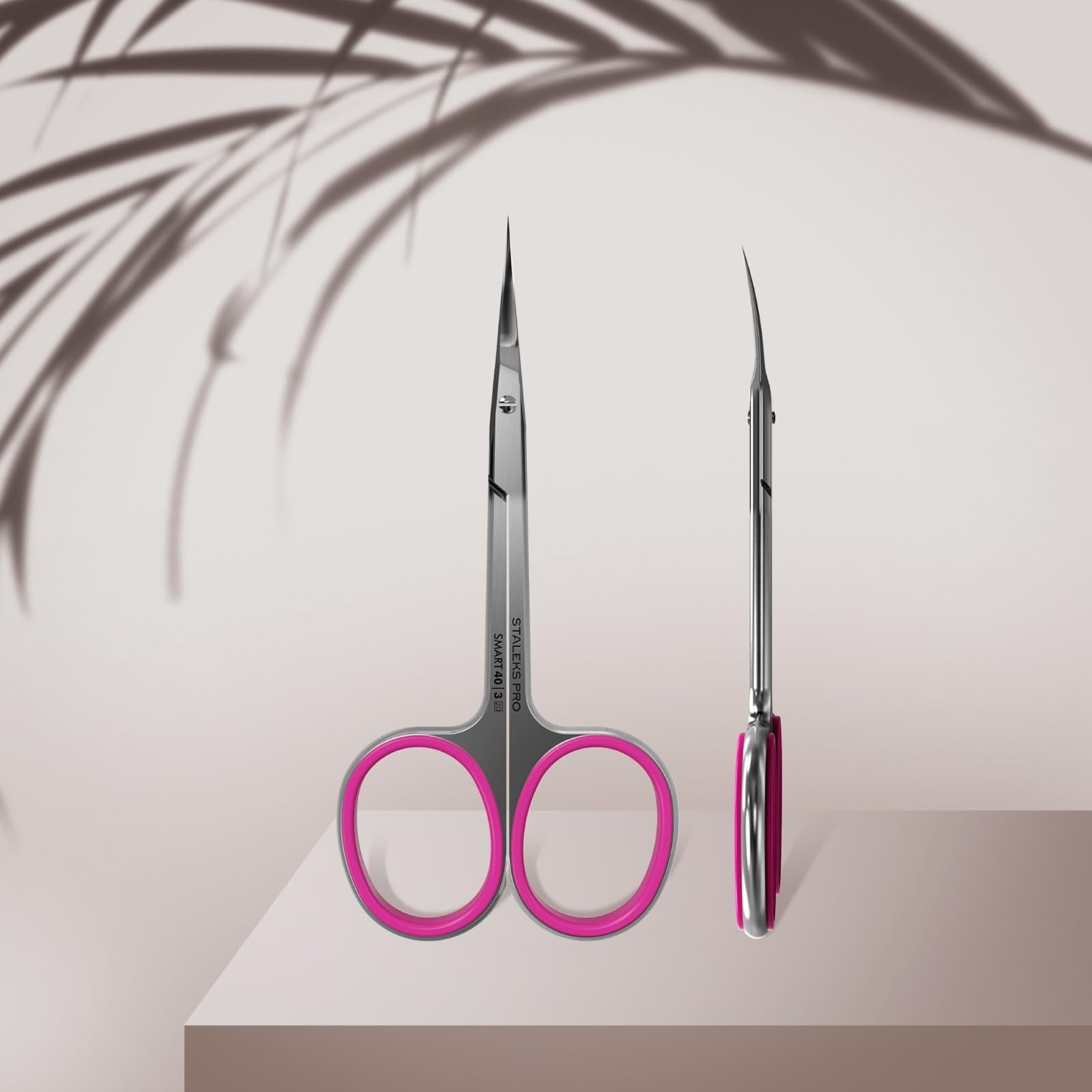 Staleks Pro SS-40/3 manicure scissors stainless steel elongated handles