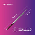 Staleks Pro imported professional manicure scissors packaging and product details
