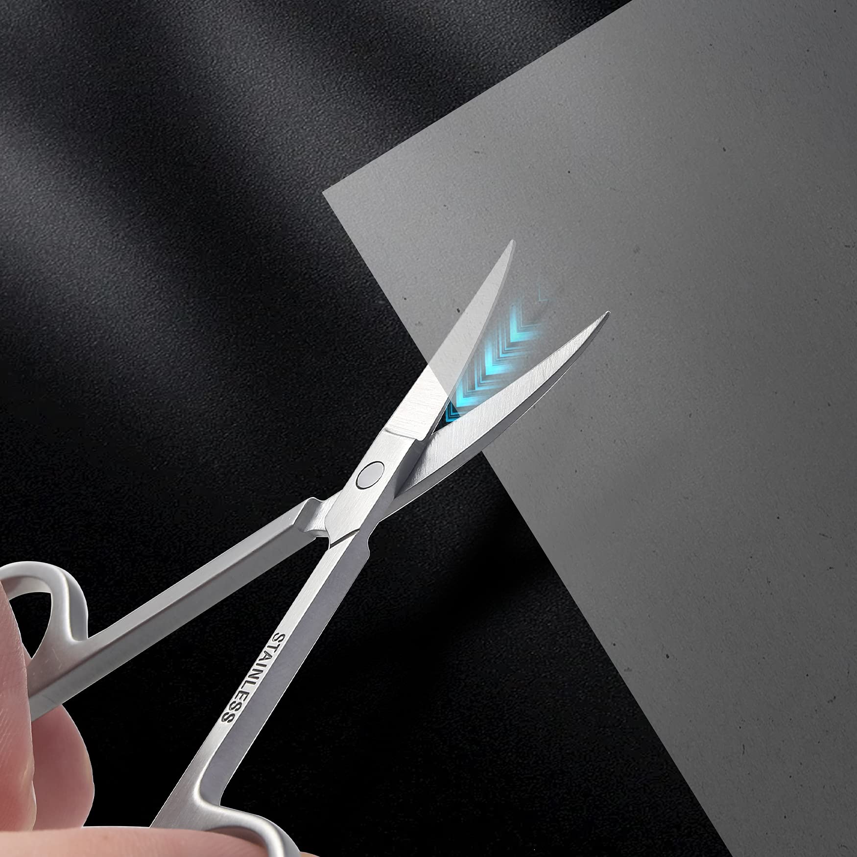 BEZOX professional manicure scissors set inside the tailored protective nursing holster