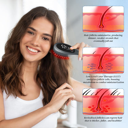 Authentic USA imported Jitesy hair comb retail packaging with all included accessories.