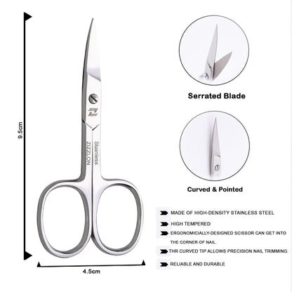 Portable travel size beard and mustache trimmer scissors for men and women