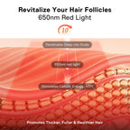 Skillyes red light therapy hair growth cap side profile