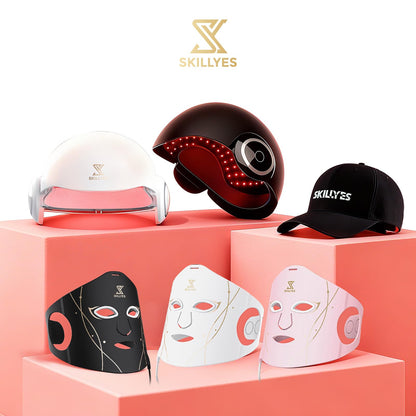 Skillyes packaging and accessories for hair therapy