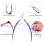 Triangle head cuticle pusher for nail grooming