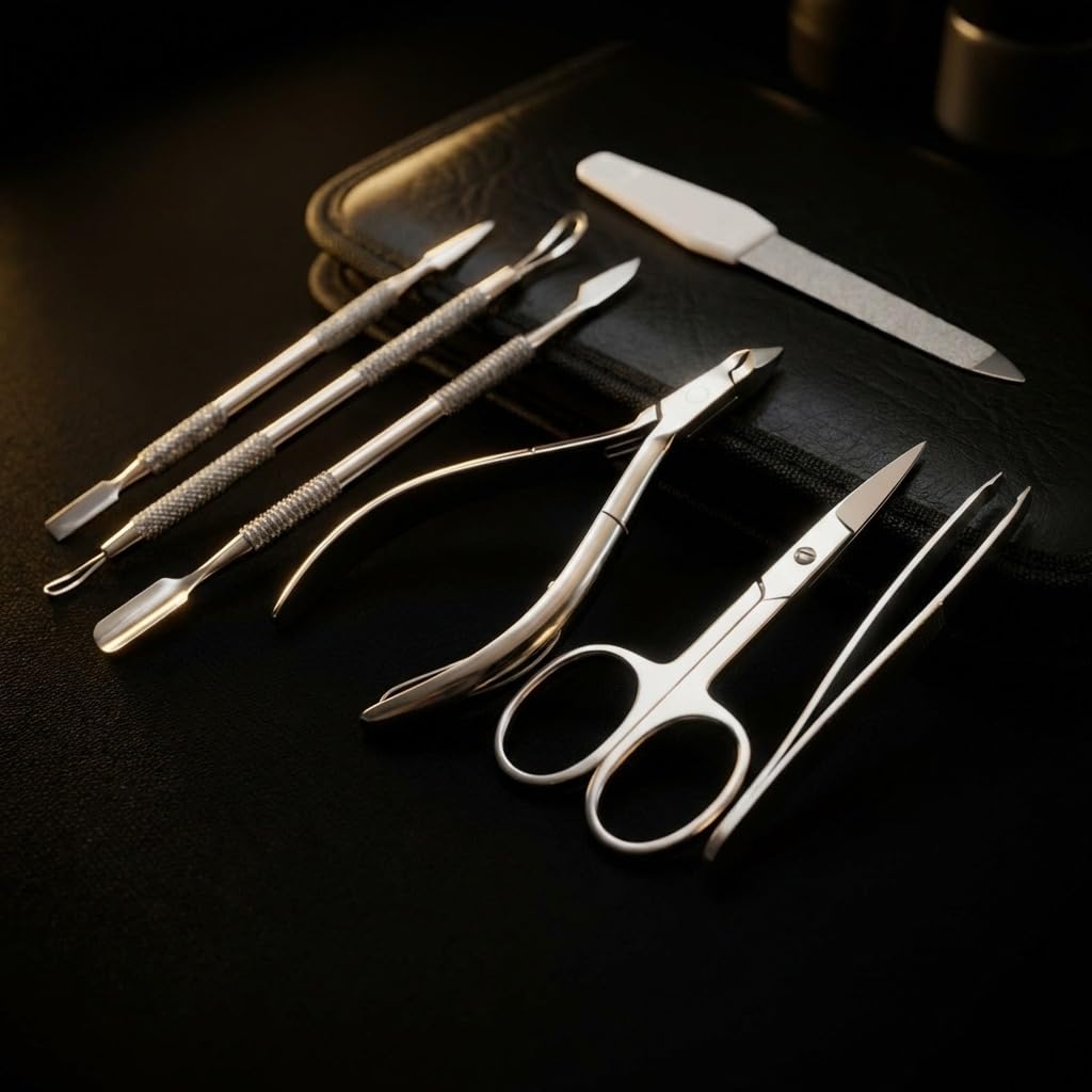 Qexle grooming kit for men and women open view
