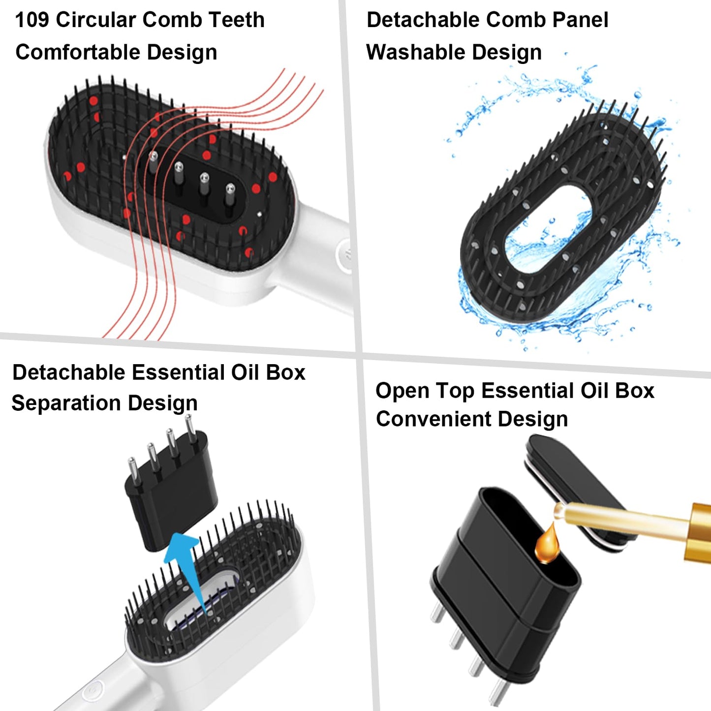 Ergonomic handle of the Cwtul hair regrowth device