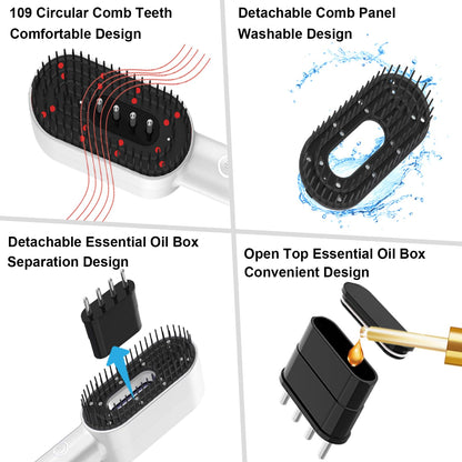 Ergonomic handle of the Cwtul hair regrowth device