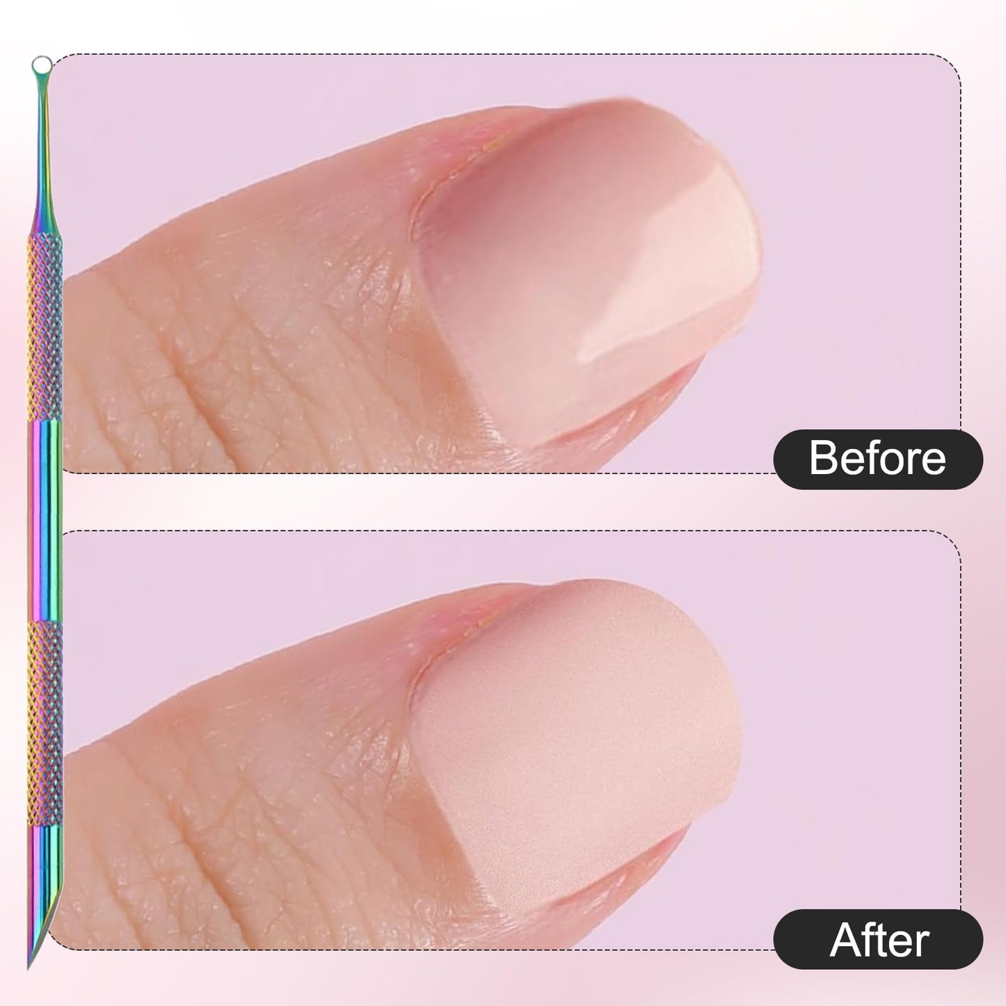 Professional nail care stainless steel tool for salon and home