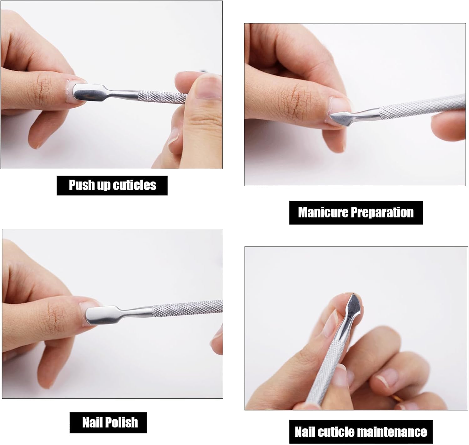 Professional cuticle pusher tool for manicure