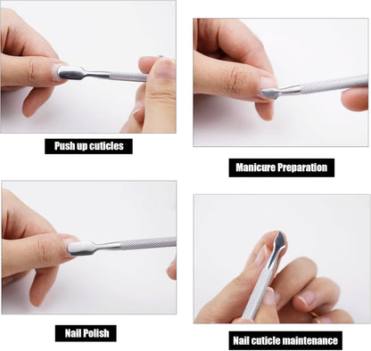 Professional cuticle pusher tool for manicure
