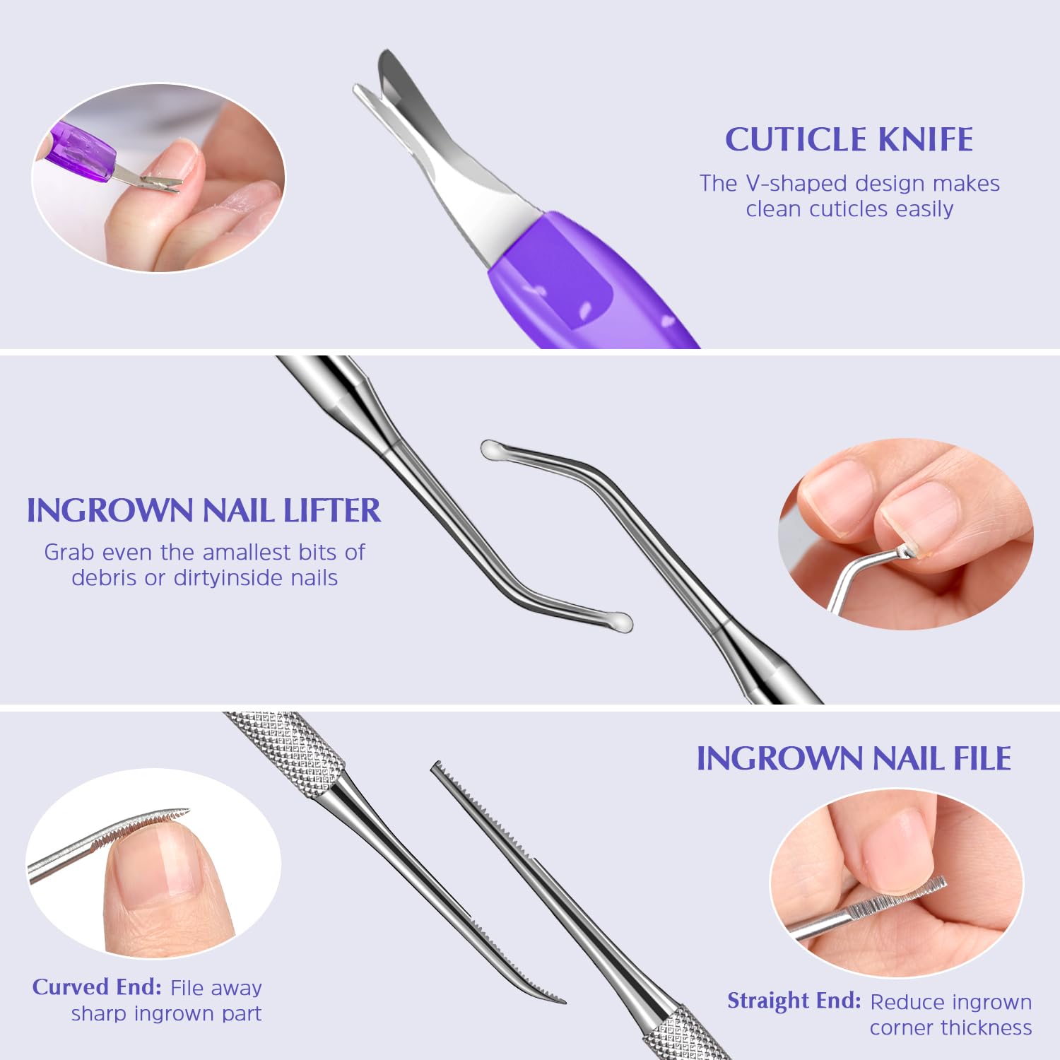 Cuticle oil pen included in the 6 piece nail care set