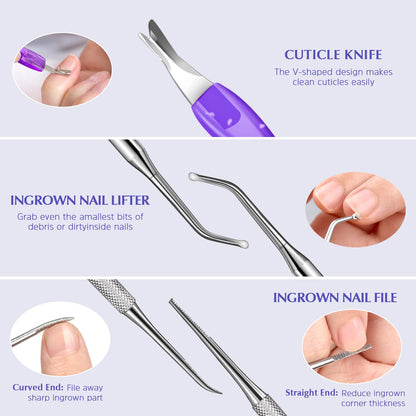 Cuticle oil pen included in the 6 piece nail care set