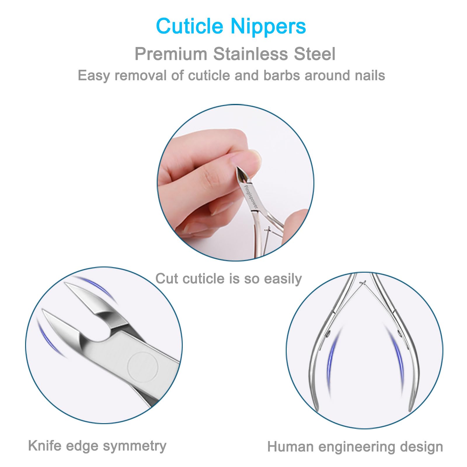 Professional pedicure tools for home nail care