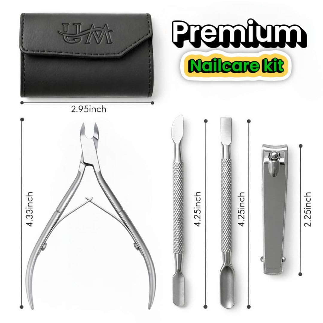 Professional stainless steel cuticle nipper with 5mm jaw