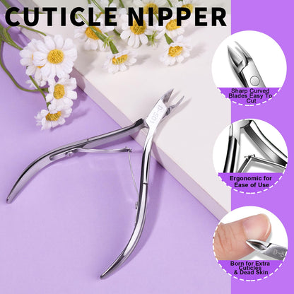 Teenitor stainless steel cuticle nipper with sharp jaw