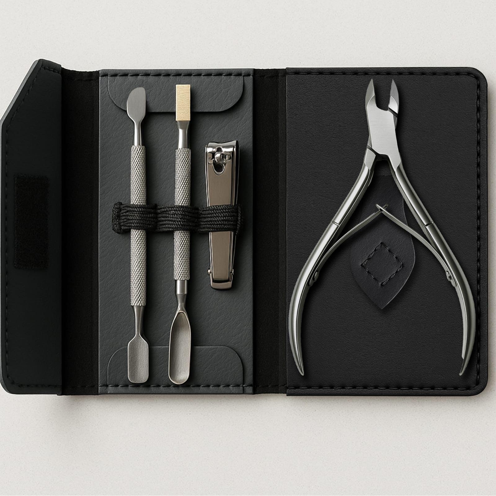 Travel friendly storage pouch for UM Supplies nail tools