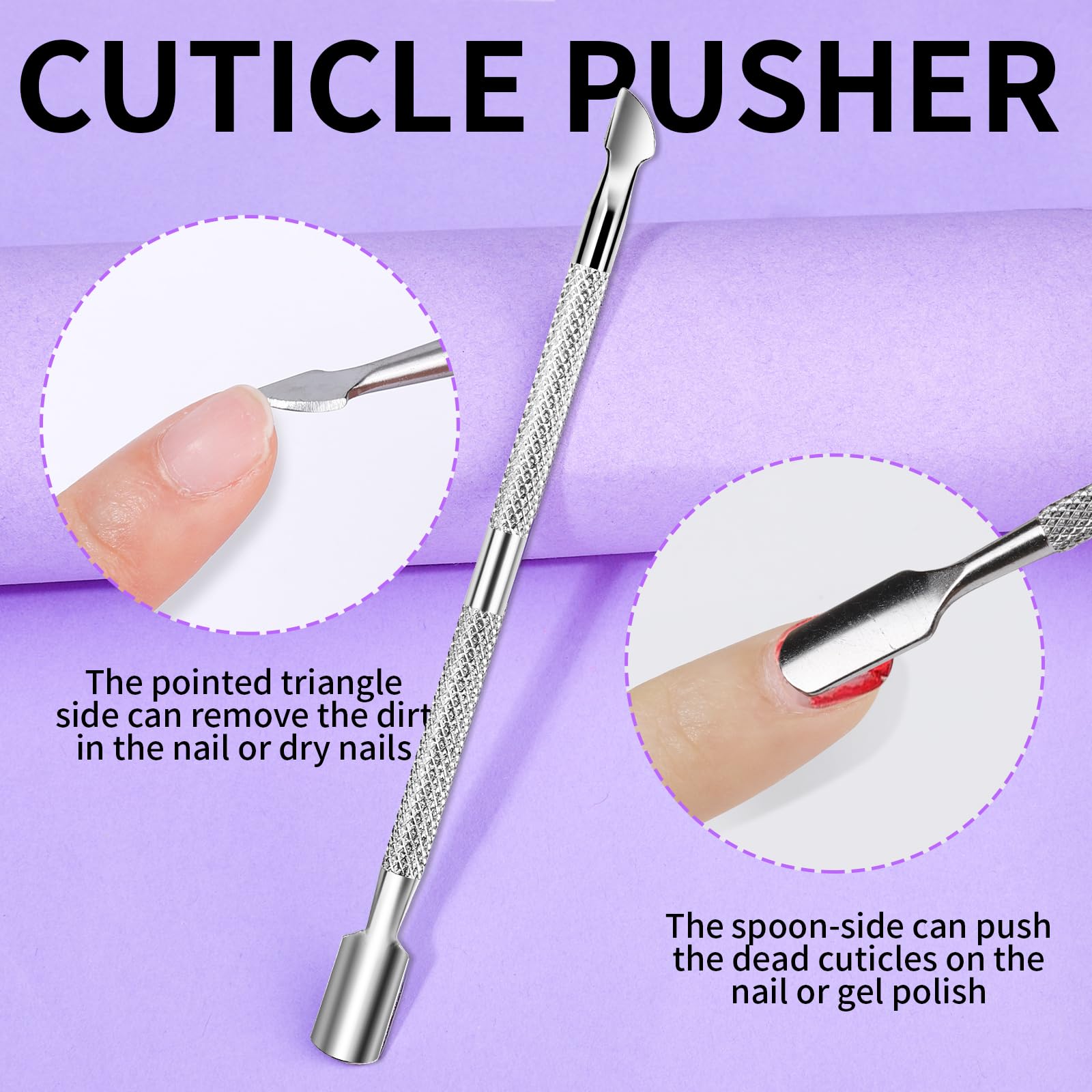 Teenitor professional dual-sided nail files 100 180 grit