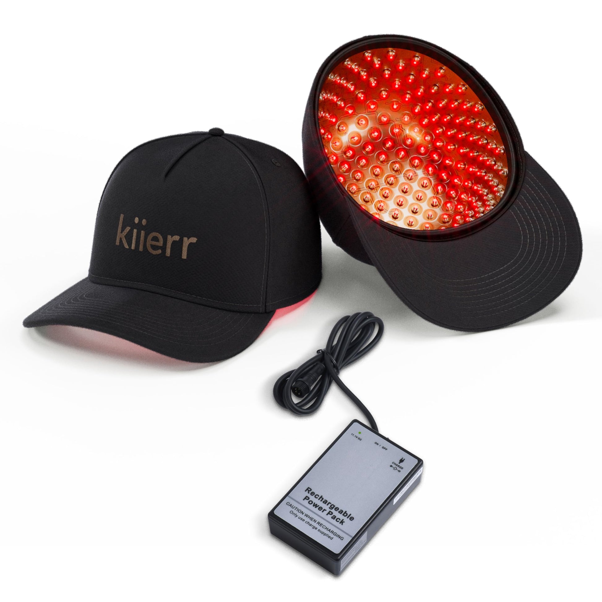 Side profile of Kiierr 272 Premier laser hair growth device