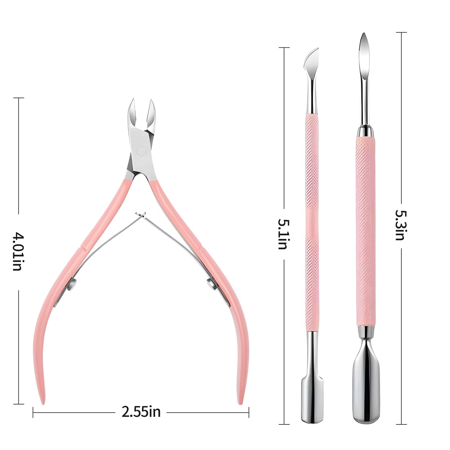 Close up of Makartt cuticle nipper precision jaws