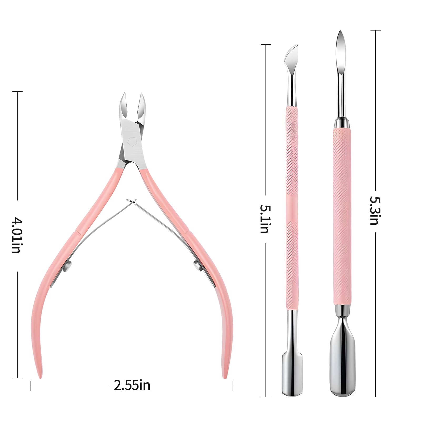 Close up of Makartt cuticle nipper precision jaws