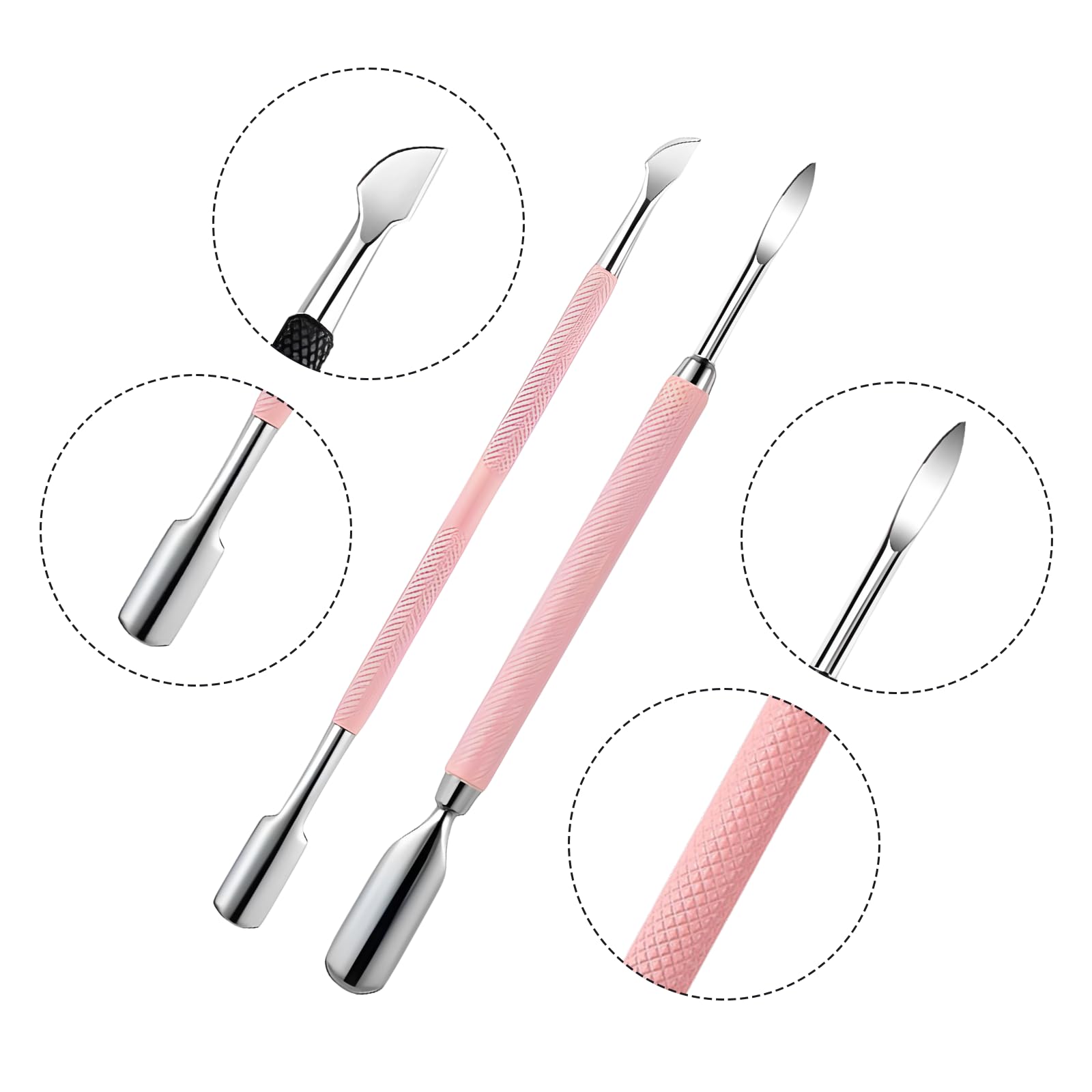 Makartt stainless steel manicure tool for dead skin removal