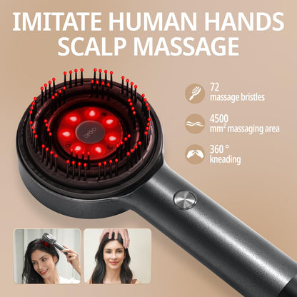 Close up of Breo Scalp 3L 650nm infrared laser lights