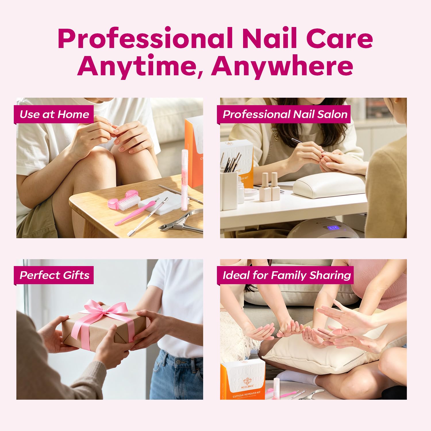 Modelones DIY manicure kit for healthy nails