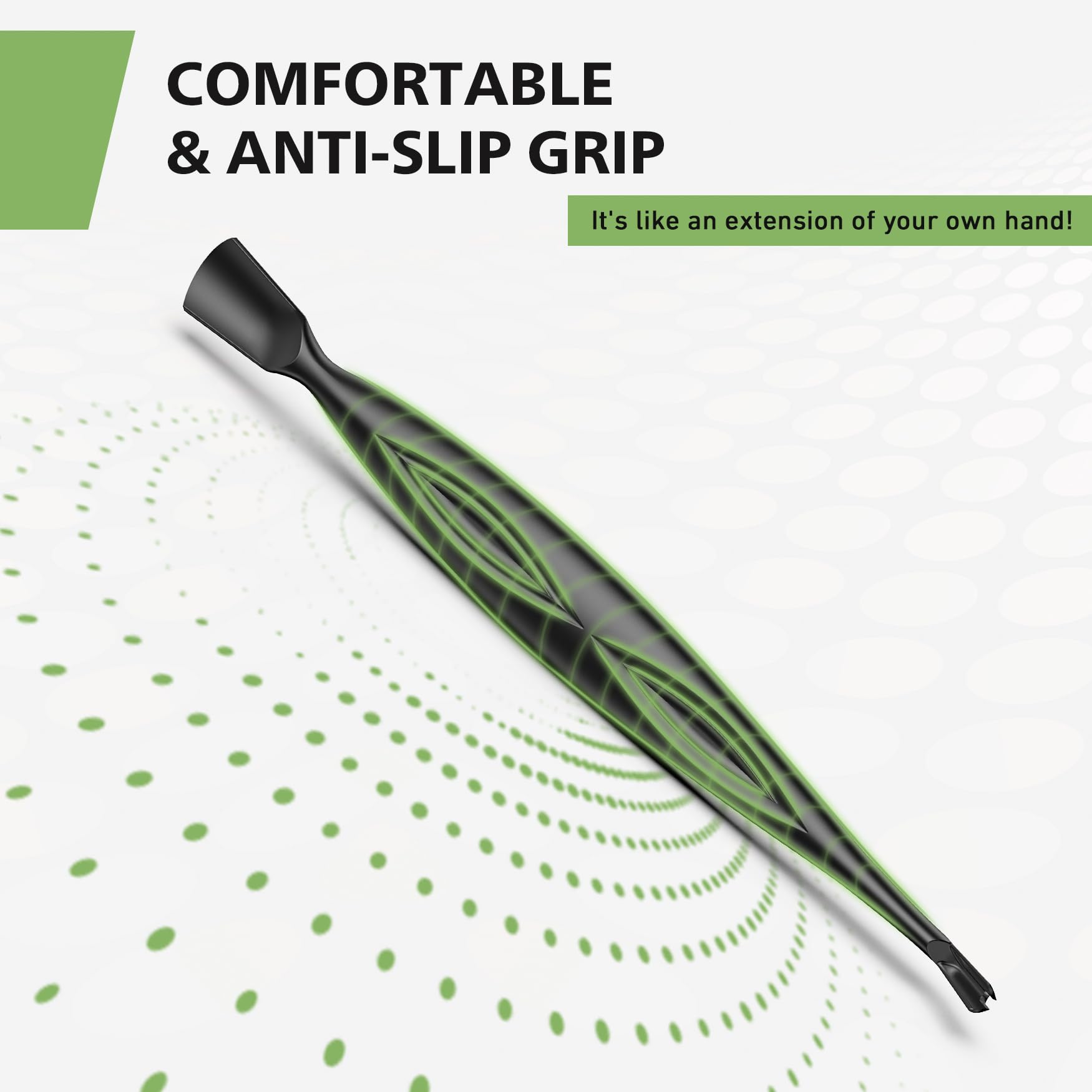 Stainless steel nail care tool for pedicure