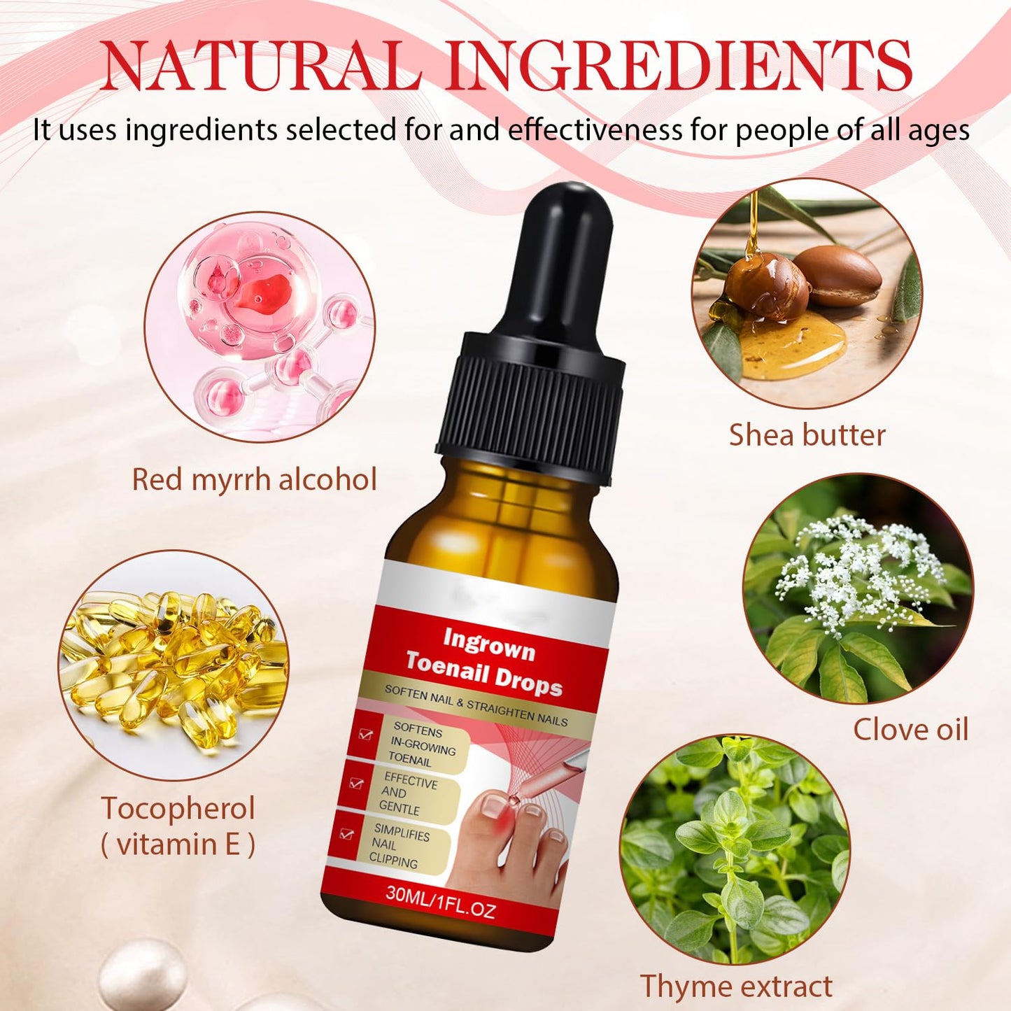 Silicone gel toe caps for ingrown nail protection
