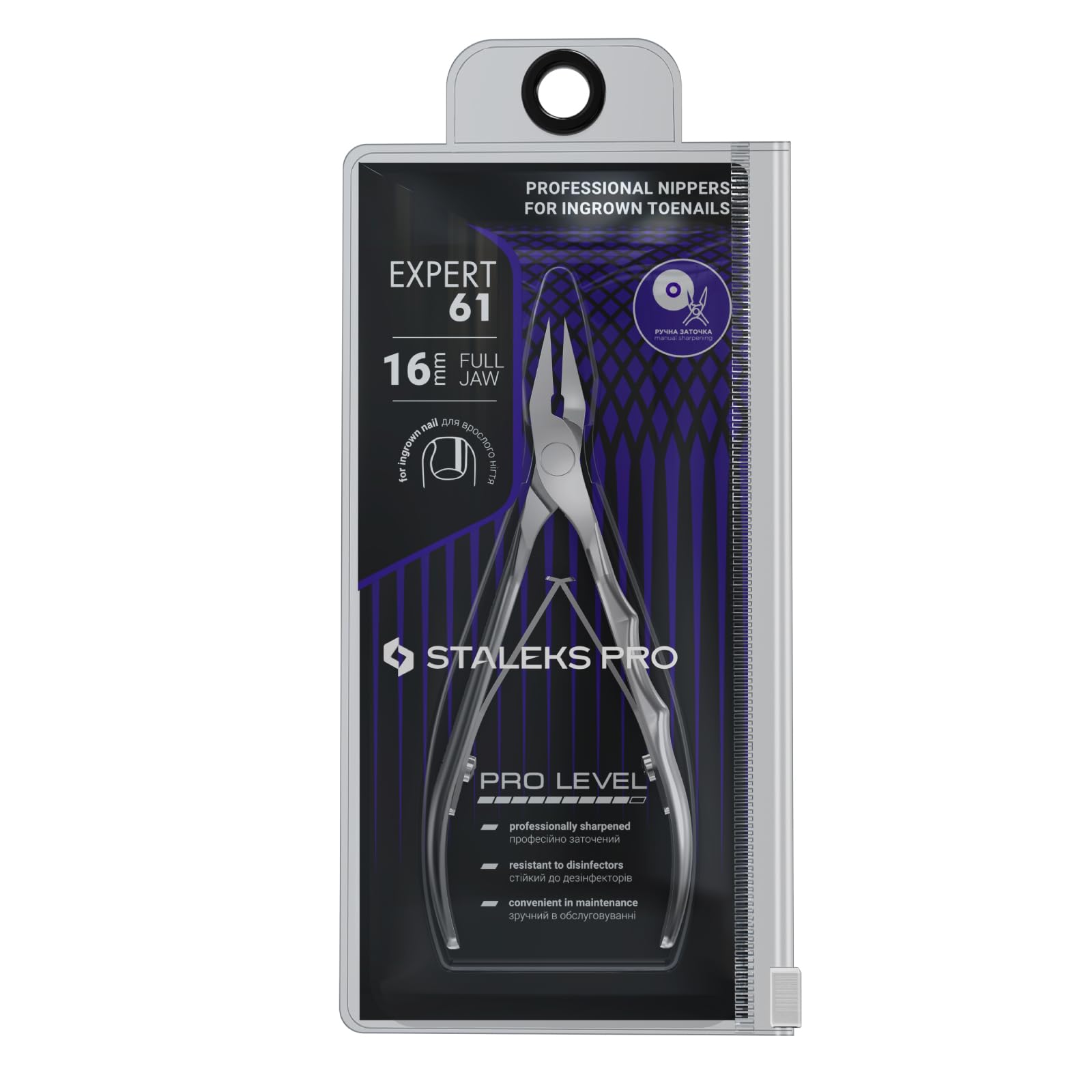 Staleks Pro Expert 61 16mm precision blades closeup