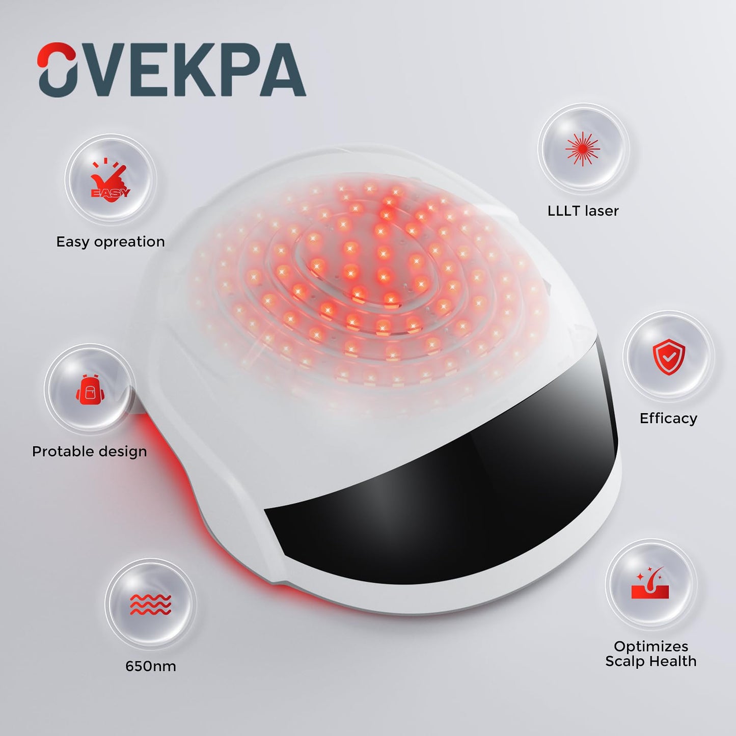 Internal view of Ovekpa 182 medical grade laser diodes