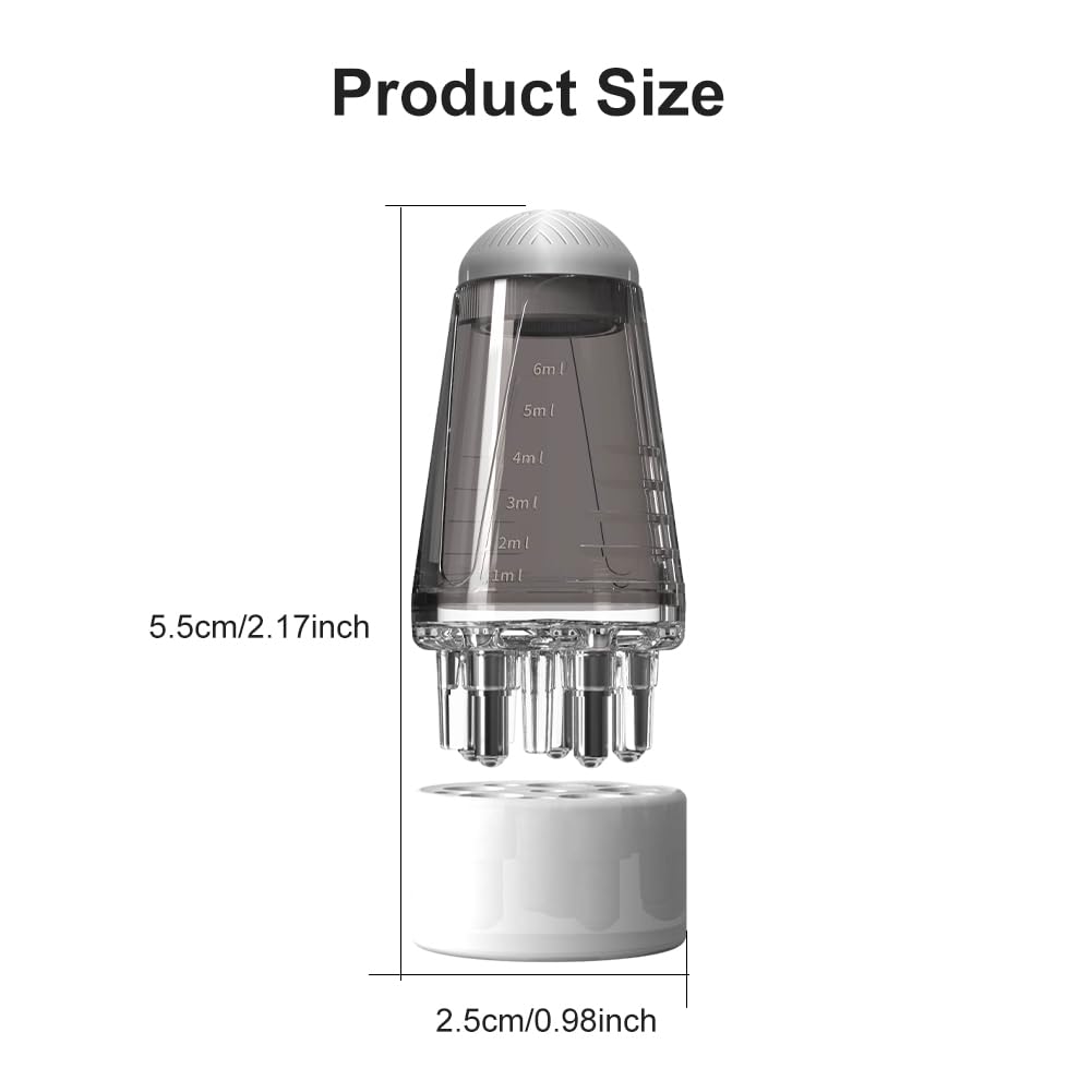 Generisch grey hair oil applicator bottle with rolling ball tips