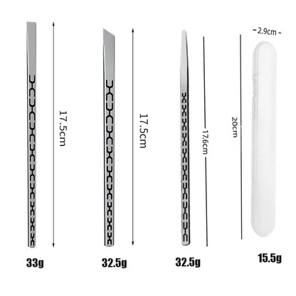Ergonomic stainless steel tool for removing foot corns
